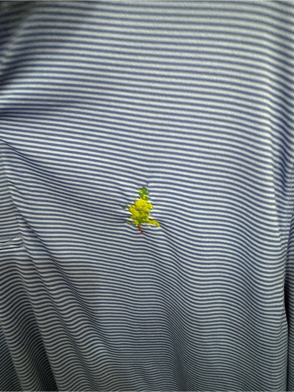 Holderness & Bourne Grandfather Golf Country Club Polo Mens M Blue Stripe Golf - Picture 4 of 4
